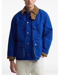 Barbour - X Paul Smith Corduroy-Collar Pocket Jacket - Lyst