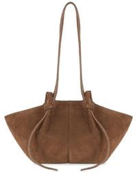 Yuzefi - Mochi Suede Shoulder Bag - Lyst