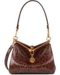 Etro - Small Vela Elaphe-Leather Shoulder Bag - Lyst