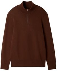 Sandro - Quarter-Zip Stand-Up Collar Sweater - Lyst