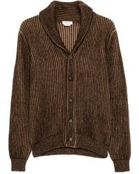 Jacob Cohen - Striped Shawl-Collar Cardigan - Lyst