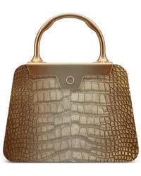 Jeffrey Levinson - Andie Croc-Effect Tote Bag - Lyst