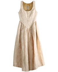 Uma Wang - Jacquard-Woven Corset-Style Dress - Lyst