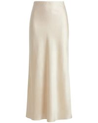 Toccin - Heidi Bias Slip Maxi Skirt - Lyst