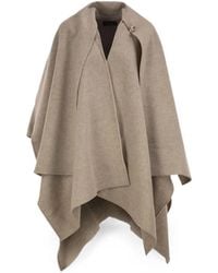 Fabiana Filippi - Scarf-Detail Cape - Lyst