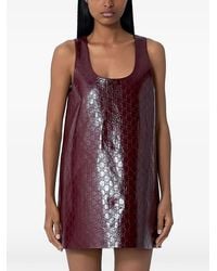 Gucci - Vestido Corto Con Logo En Relieve - Lyst