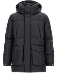 Laminar - Quilted Hooded Down Jacket - Lyst