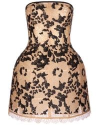 IMROSKA - 29 Lace Strapless Mini Dress - Lyst