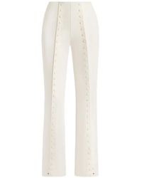 Manière De Voir - Therese Tailored Button Detail Trousers - Lyst