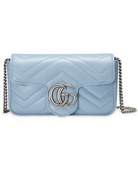 small gg marmont 2.0 matelassé leather shoulder bag