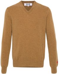 COMME DES GARÇONS PLAY - Pullover Mit Herz-Patch - Lyst