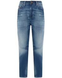 DIESEL - Faded-Effect Slim-Fit Jeans - Lyst