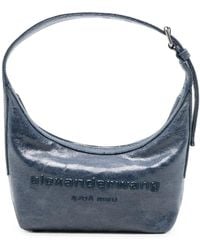 Alexander Wang - Crinkled-Effect Logo-Debossed Shoulder Bag - Lyst