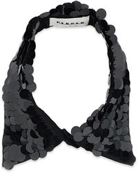 P.A.R.O.S.H. - Sequin-Embellished Collar - Lyst