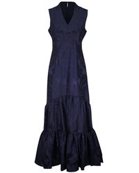 Sachin & Babi - Cella V-Neck Ruffled Maxi Dress - Lyst