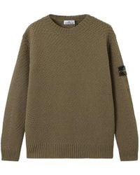 Stone Island - 5100055 Lambswool Jumper - Lyst