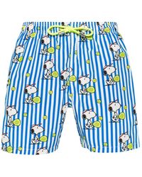 Mc2 Saint Barth - X Peanuts Snoopy-print Swim Shorts - Lyst