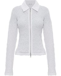 Samsøe & Samsøe - Zip Collared Top - Lyst