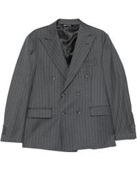 época - Pinstripe-Pattern Double-Breasted Suit - Lyst