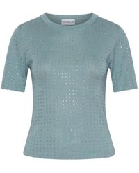 Marella - Rhinestone-Embellished T-Shirt - Lyst