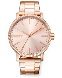 DKNY - Classic Fluted Bezel 40Mm Watch - Lyst