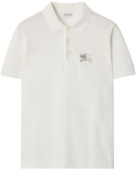 Burberry - Polo De Algodón - Lyst