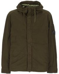 C.P. Company - Surchemise T-St À Capuche En Nylon À Détail De Lentille Signature - Lyst