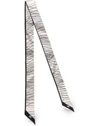 Elisabetta Franchi - Abstract-Pattern Scarf - Lyst