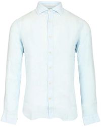 Al Duca d'Aosta - Spread-Collar Linen Shirt - Lyst