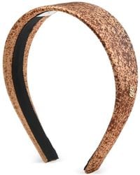 Maison Michel - Miwa Leopard-Print Headband - Lyst