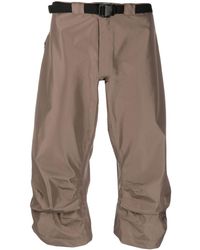 GR10K - Pantalones capri con cierre con hebilla - Lyst