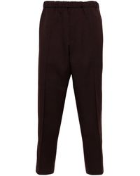 Jil Sander - Broek Met Elastische Taille - Lyst