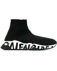 Balenciaga Speed Stretch Sneakers - Zwart