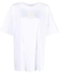 Moschino - T-shirt en coton biologique à patch logo - Lyst