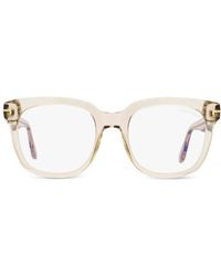 Tom Ford - Block Bril Met Vierkant Montuur - Lyst