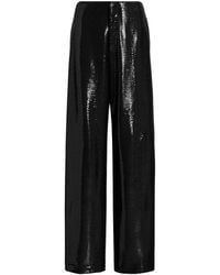 Alberta Ferretti - Sequin-Embellished Trousers - Lyst