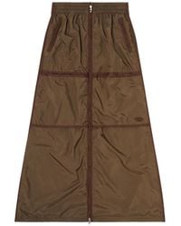 DIESEL - Coupe-Vent Jupe Longue Avec Zip Avant - Lyst