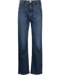 FRAME - High Waist Straight Leg Jeans - Women's - Elastane/cotton/lyocell - Lyst