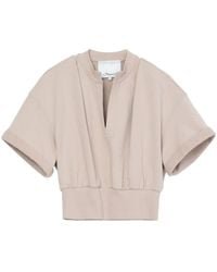 3.1 Phillip Lim - V-Neck Cotton T-Shirt - Lyst