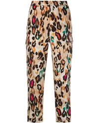Liu Jo レオパード パンツ - マルチカラー
