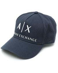 Armani Exchange - Baseballkappe mit Logo-Stickerei - Lyst