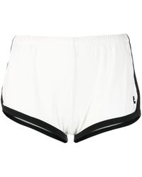 Courreges - Shorts Met Contrasterende Afwerking - Lyst