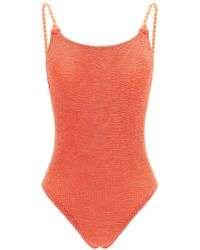 Hunza G - Camille Original Crinkle Swimsuit - Lyst