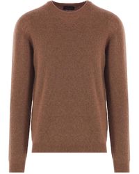 Roberto Collina - Pullover Mit Rundem Ausschnitt - Lyst