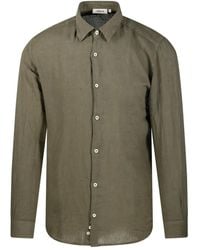 Altea - Linen Long-Sleeve Shirt - Lyst