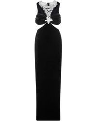 IMROSKA - Vestido Largo Queen Cleopatra Con Aberturas - Lyst