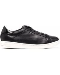 Geox - Logo-Plaque Low Top Sneakers - Lyst