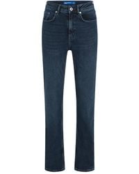 KARL LAGERFELD - High-Rise Straight Jeans - Lyst