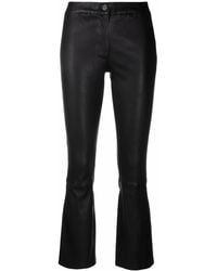 Arma - Flared Leather Trousers - Lyst