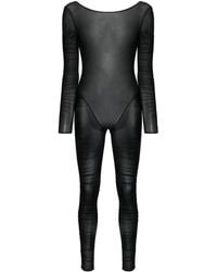 Maison Close - Nuit Fauve Naked-Back Long-Sleeves Jumpsuit - Lyst